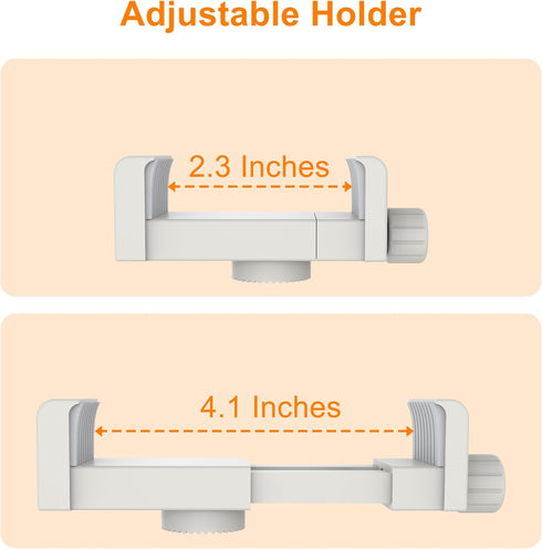 Baby Monitor Mount, Versatile Flexible Baby Monitor Stand Easy to Install, Baby Camera Mount Compatible with Card Cameras and Baby cameras with a ...