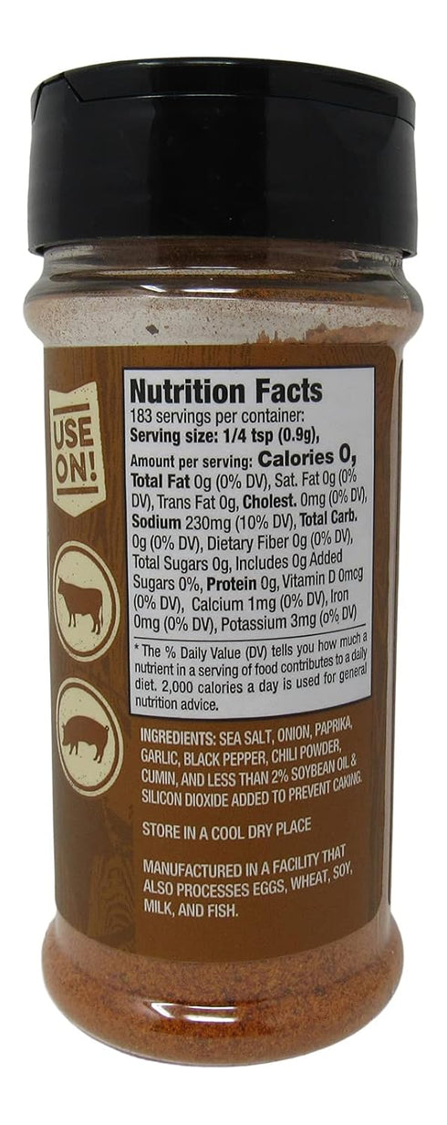 Buc-ee's Texas Round Up Steak Seasoning, Gluten Free, One 5.8 Ounce Shaker Bottle...