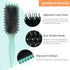 Curl Defining Brush, Boar Bristles Curly Hair Brush With Detangling Brush Styling Comb Curling Brush 3pc Set Curl Defining Brush For Curly Hair De...