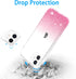 JJGoo Compatible with iPhone 11 Case, Clear Glitter Sparkle Shock Absorption Protective Phone Cases Cute Slim Thin Cover for Women Girls (6.1 inch...