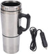 Car Electric Kettle, 12V 60W 350Ml 150ML Stainless Steel Car Electric Kettle Coffee Tea Water Heating Cup Portable Electric Water Boiler Hot Tea H...