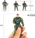 8 Pcs Soldier Action Figure Toy Army Men with Weapon Accessories/SWAT Team Figure Military Playset for Boys Girls, Birthday (8 pcs American soldie...