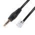 SinLoon RJ9 Male to 3.5mm Telephone Adapter Cable, RJ9 Headset to Male 3.5mm Cell Phone Adapter - Convert RJ9 Headphone to Smartphones Most Androi...