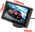 BW 4.3 inch TFT LCD Digital Car Rear View Monitor with 360 Swivel Stand for Vehicle Backup Cameras...