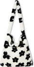 Plush Tote Bag Y2K Tote Bags for Girls Fluffy Shoulder Bag Women Furry Purse Handbag for Autumn and Winter...