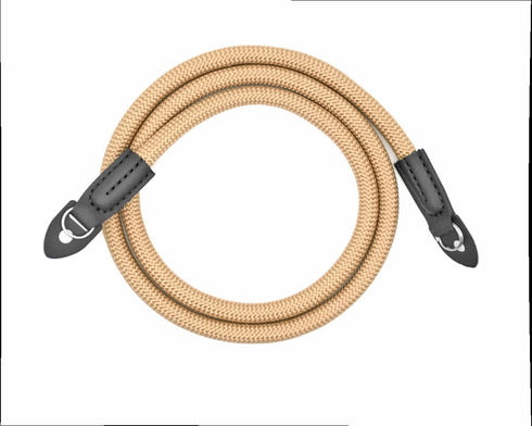 Camera Strap Vintage 100cm Nylon Climbing Rope Camera Neck Shoulder Strap for Micro Single and DSLR Camera(Brown)...