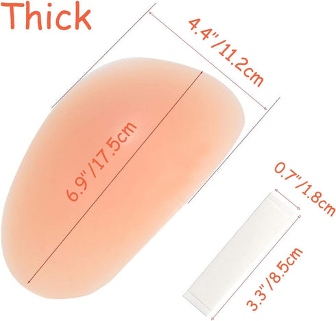 Butt Pads - Women Fake Buttock Oval Padded Silicone HIPS Enhancer Thick...