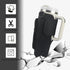 Stroller Cup Holder Compatible with Stanley,Stroller Cup Holder with Adjustable Strap and Pouch Taking Everywhere,Accessories for 30/40oz Stanley ...