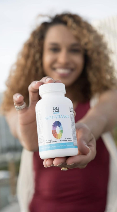 Yes You Can! Daily Multivitamins for Men and Women - Helps Assist Overall Health & Well-being, Contains Antioxidants, Rich in Vitamin A, B, C & E ...