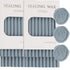 Dust Blue Wax Sealing Sticks, ONWINPOR 40Pcs Dusty Blue Sealing Wax Sticks with Glue Gun, Glue Gun Wax Seal Sticks Stamp Kit Great for Wedding Inv...