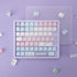 3Pcs Minimalist Keyboard Keycaps Container, ABS Clear Keycaps Case, Purple Keycap Storage Box Waterproof Dustproof Keycaps Container for Cherry/MO...