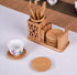 LeYin Bamboo Tea Tool Set, Chinese Gongfu Tea Ceremony Accessories, (Spoon, Needle, Clip, Scoop, Tray, Utensils Set)...