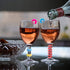 Jolbndcv 30 Pcs Silicone Drink Markers Wine Glass Charms Markers Drink Markers for Champagne Flutes Cocktails Martinis Wine Glass 3 Shape...