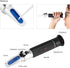Wine Hand Held Refractometer, 0~80% Portable Alcohol Refractometer, Alcohol Meter Refractometer, for Winemaking Homebrew kit, 30 x 40 x 205 mm...