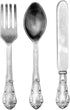 Tim Holtz Idea-ology Silverware Adornments 9/Pack, 2.5 Inch Tall Each, Antique Nickel Finish (TH93254)...