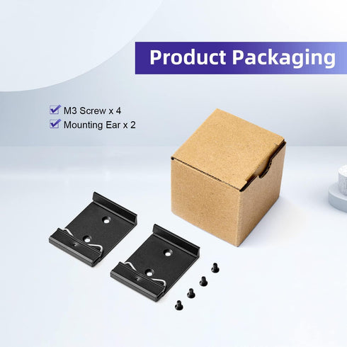 Din Rail Mount Clip 35mm Width Universal Din-Rail Mounting Brackets Clamp for Switches and Injectors 2-Pack...