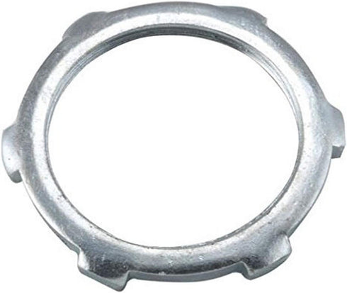 RACO 1196B2 Locknut, Steel, Rigid/IMC Conduit, Non-UL, 1-1/2-Inch, 2-Pack...