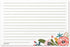 Jot & Mark Floral Recipe Cards 4x6 | Double Sided Thick Cardstock, 50 Count (Garden Floral)...