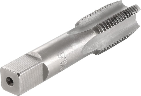 uxcell Metric Hand Tap M14 Thread 1.5 Pitch 4 Straight Flutes H2 Alloy Tool Steel Bottom & Taper Screw Tap Set Tapping Tools for Repairing 1 Pair...