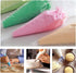 Disposable Cake Decorating Bags Set of 100 - White 14 Inch Round Piping Bags for Cakes, Cupcakes, Cookies, Chocolate, Pie...