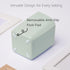 Y YOMA 1 Pack Pen Holder for Desk Cute Plastic Pencil Cup Pen Container Square Organizer Modern Aesthetic Design Desktop Storage Solution for Pens...