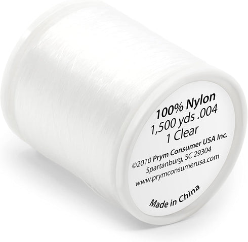 Dritz 3148 Machine Quilting Thread, 1,500-Yards, Clear...