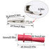 8PCS Multimeter Alligator Clips Set, Test Probe Push On Alligator Clips Crocodile Clamps for Test Leads, 4 Pieces Red +4 Pieces Black (MACTPPC-R-B...