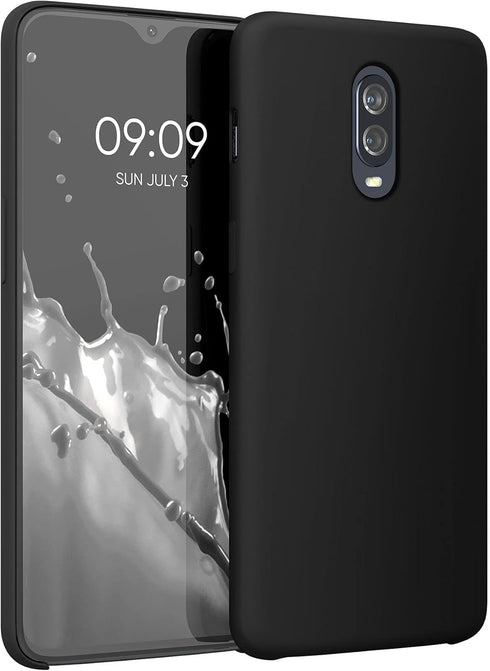 kwmobile Case Compatible with OnePlus 6T Case - TPU Silicone Phone Cover with Soft Finish - Black...