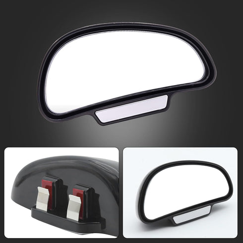 Rearview mirror blind spot mirror?Car Blind Spot Side Mirror?Rear View Auxiliary Blind Spot Mirror?Adjustable Blindspot Convex Wide Angle Side Rea...