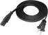 8.2ft Power Cord Replacement for Vizio E43-C2 E40-C2 E50-C1 E48-C2 E55-C1 E60-C3 E55-C2 TV 2 Prong Polarized Power Cord Ac Cable...