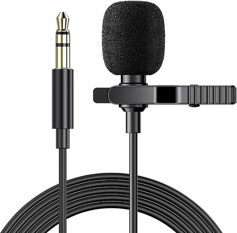 NHOPEEW 3.5mm Car Microphone for Car Stereo Universal Portable 5ft Lavalier Clip Mic for Vehicle Head Unit Bluetooth Radio...