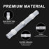 150 Pcs Solder Seal Wire Connectors 26-24 AWG White Heat Shrink Butt Connectors, Waterproof Insulated Electrical Splice Wire Terminals for Boat Tr...