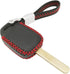 Alegender Hand Sew Leather 4 Buttons Key Fob Cover Case Remote Protector Skin Fit for 2013- 2016 2017 Honda Accord Sports 2017 Civic lx 2015 CR-V ...
