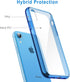 JETech Case for iPhone XR 6.1-Inch, Non-Yellowing Shockproof Phone Bumper Cover, Anti-Scratch Clear Back (Blue)...
