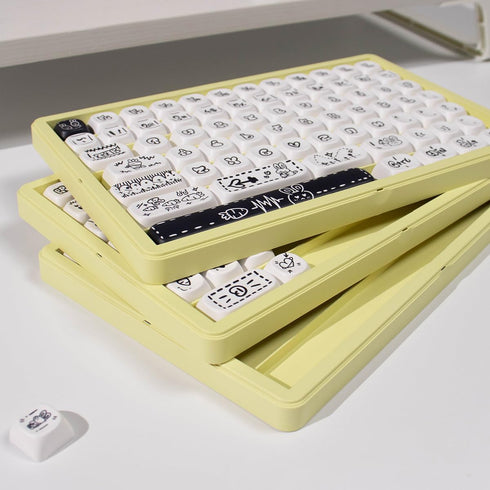 Sumgsn Keycaps Storage Box,Big Keycaps Container, 180 Keys Transparent Display Case Holds 7u Spacebar/Big Enter Key for XDA/Cherry/MOA/Mao Profile...