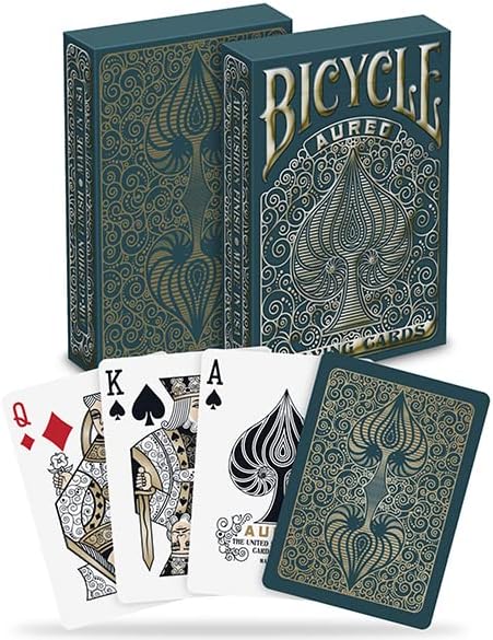 Bicycle Aureo Playing Cards - 1 x Showstopper Card Deck, Easy to Shuffle & Durable, Great Gift for Card Collectors...