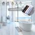 Bath Tub and Shower Mats, Non-Slip Pebble 35 x 16 Inches Machine Washable Bathtub Mat with Drain Holes, Suction Cups for Bathroom (Clear Grey)...