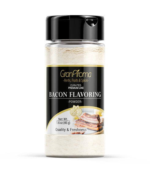 GranAroma Bacon Flavoring, Powder, Chips & Popcorn, Seasoning Mix (1.6 Ounce)...