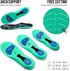 XINIFOOT Sport Insole Shock Absorbing Cushion Shoe Insole for Men & Women, Arch Support Inplantar Fasciitis Pain Relief, Suitable for Sneakers & W...
