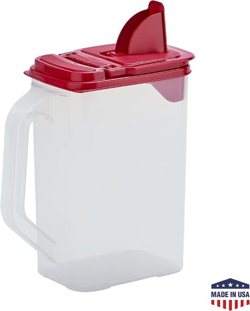 Buddeez Flour and Sugar Container - 4 Quart All Purpose Kitchen Organization and Storage Unit, Dry Storage Container For Kitchen, Large Food Stora...