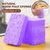24 - Pack Non-Scratch Scrub Sponges - Sponges for Dishes and Washing Dishes, Cleaning Sponges for Kitchen Home and More?Purple?...