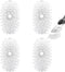 Brush Refills for OXO Dish Brush - 4 Pack Dish Brush Cleaning Soap Dispensing Head Replacement for Scrubber (White)...