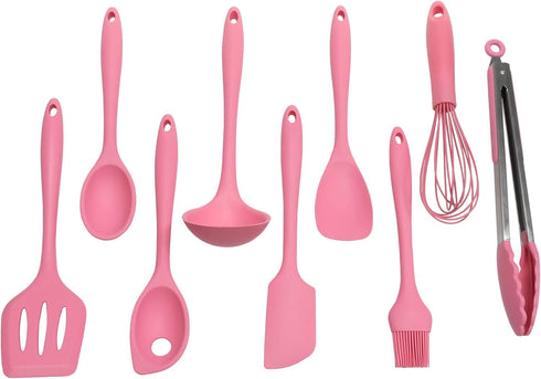 Chef Craft Premium Silicone Basting Spoon, 11 inch, Pink...