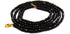 Natural black spinel 3-4mm rondelle faceted beads 36" long beaded necklace, black spinel beaded necklace jewelry, exclusively by m.k.creations, bl...