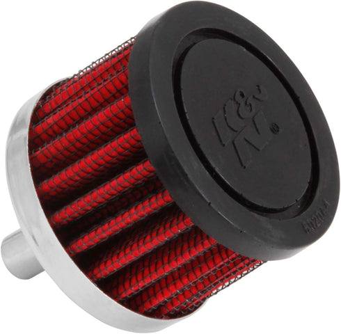 K&N Vent Air Filter/ Breather: High Performance, Premium, Washable, Replacement Engine Filter: Filter Height: 1.5 In, Flange Length: 0.875 In, Sha...