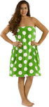 BY LORA Terry Cotton Beach Towel Wrap for Women - Apple - XXL...