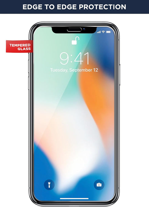 ENCASED Tempered Glass Screen Protector for Otterbox Defender Case - iPhone X/iPhone Xs (case not included) Original MagGlass...