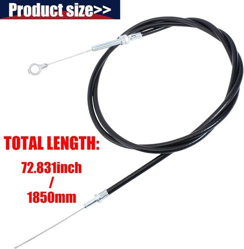 Enhanced 71"inch Throttle Cable 63"inch Long Casing Wire Compatible with Manco ASW 8252-1390 Go Kart Cart Mini Bike Buggy Gokart Scooter Lawn Mowe...
