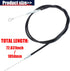 Enhanced 71"inch Throttle Cable 63"inch Long Casing Wire Compatible with Manco ASW 8252-1390 Go Kart Cart Mini Bike Buggy Gokart Scooter Lawn Mowe...