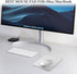Aluminum Mouse Pad with Non-Slip Rubber Base and Micro Sand Blasting Alloy Surface for Fast and Accurate Control | Silver...